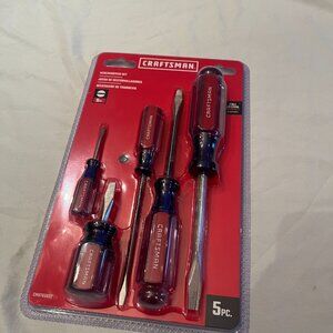 Stocking Stuffers!! CRAFTSMAN 5 Piece Screwdriver Set NWT